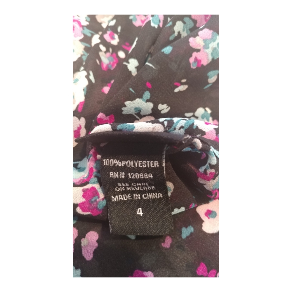 Torrid Hi-low Ruffled Floral Pullover Tank 4X - Picture 6 of 6